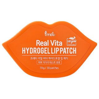 Prreti Real Vita 水凝膠唇膜, 集中保濕 營養供給 角質護理, 30片, 1盒