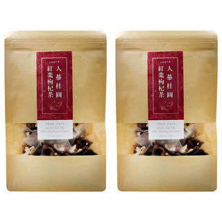 仁濟中藥 人蔘桂圓紅棗枸杞茶 元氣養生茶, 調節生理機能, 養顏美容, 健康維持, 5g, 30包, 2袋