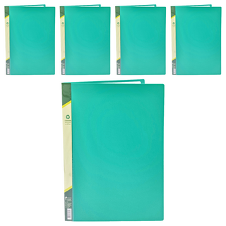 SUANDER 雙德文具 A4資料簿, 綠色, 5本