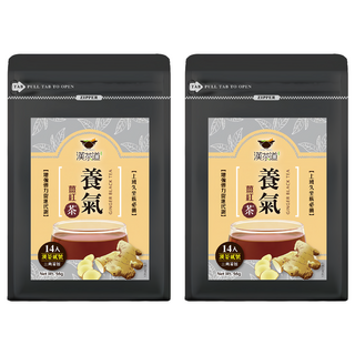 漢茶道 漢方草本茶包 漢茶貳號 養氣薑紅茶 風靡日本清衡配方 增強體力促進代謝 上班久坐族必備, 4g, 14入, 2袋