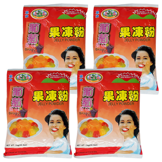 東承 天之山 葡萄口味果凍粉, 1kg, 4包