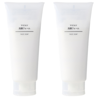 MUJI 無印良品 台灣公司貨 溫和洗面乳, 200g, 2條
