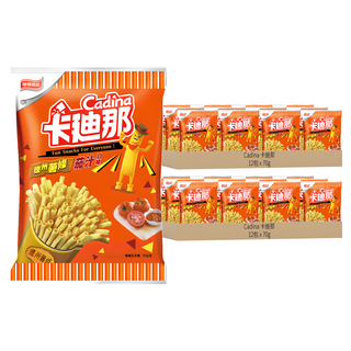 Cadina 卡迪那 德州薯條 茄汁口味, 70g, 24包