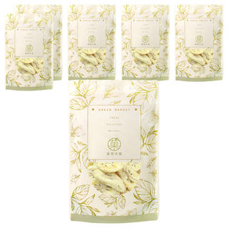 GreenMarket 菓青市集 香蕉脆片 酥脆口感 健康零食 獨立包裝, 6包, 150g