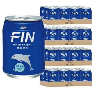 黑松 FIN 補給飲料, 等滲透壓, 240ml x 24入, 96罐