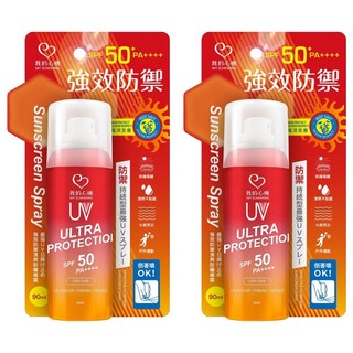 MY SCHEMING 我的心機 強效防禦清爽防曬噴霧, 90ml, 2瓶
