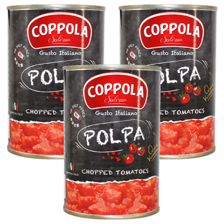 COPPOLA 柯波拉 切丁番茄, 400g, 3罐