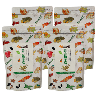 元氣家 嚴選優質黃金柚子皮 低溫乾燥技術製成, 200g, 4包