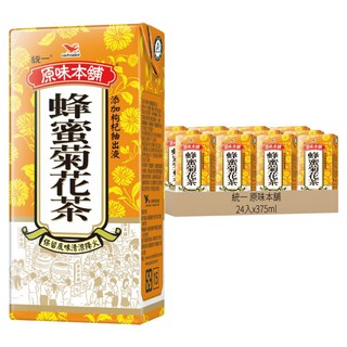 統一 原味本舖 蜂蜜菊花茶 24入, 375ml