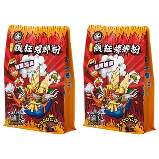 一碗好麵 柳州瘋狂螺螄粉 加辣加臭 400g/袋, 2包