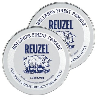 REUZEL 白豬強力黏土級水性髮泥, 95g, 2件