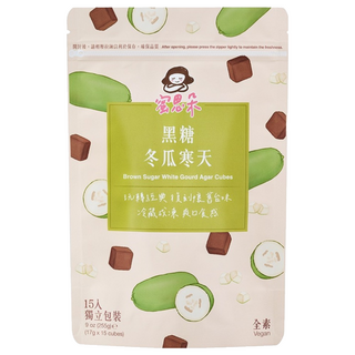 蜜思朵 NEW!黑糖冬瓜寒天, 15個裝, 17g, 1個