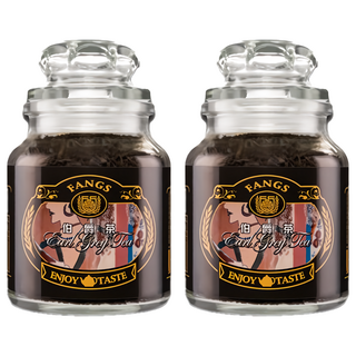 FANGS 方氏 伯爵茶 斯里蘭卡紅茶 佛手柑香料, 60g, 1罐, 2罐