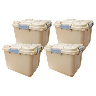 KEYWAY 聯府 SUV 多功能滑輪整理箱 TK-603, 卡其色, 4個