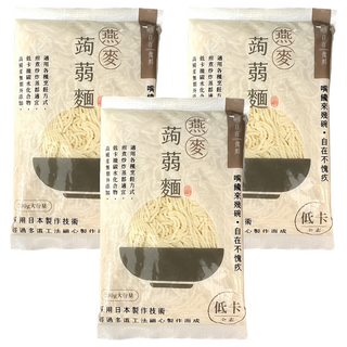 自在食刻 燕麥纖維蒟蒻麵, 200g, 3包