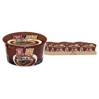 維力 真爽 黑胡椒牛肉麵, 9入