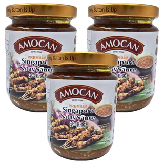 AMOCAN 新加坡沙嗲醬, 240g, 3罐