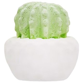 O'Pretty 歐沛媞 香氛擴香石擺飾 迷你仙人掌球 4X4X4cm 室內/車用, 1個, 綠色迷你仙人掌球