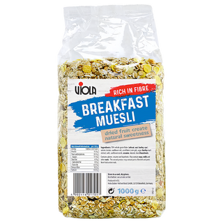 VIOLA 早餐穀片 富含纖維, 1kg, 1包