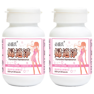 必盛氏 婦適淨 蔓越莓複方膠囊, 30顆, 500mg, 2罐
