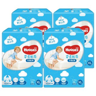 HUGGIES 好奇 雲柔乾爽好動褲/褲型尿布/紙尿褲 12~16kg, XL, 152片