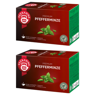TEEKANNE 恬康樂 Premium Peppermint 薄荷草本茶, 2.25g, 20個裝, 2組