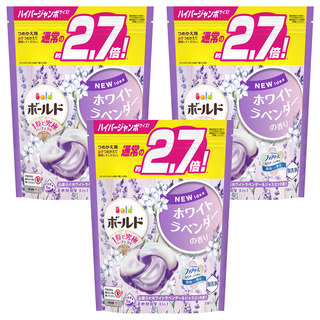 Bold 日本原裝進口 4D洗衣膠囊補充包 薰衣草茉莉, 30顆, 3袋