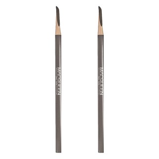 MACQUEEN 自然木軸眉筆, 104 Gray brown, 2支