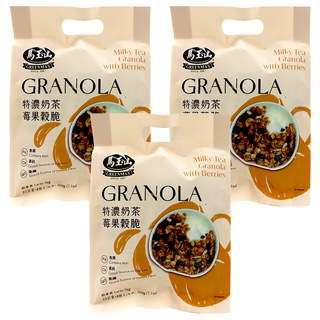 馬玉山 特濃奶茶莓果穀脆 8包, 200g, 3袋