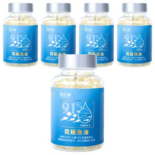 CLINICO CARE 科立健 維生素E Omega-3 究極魚油, 60顆, 5瓶