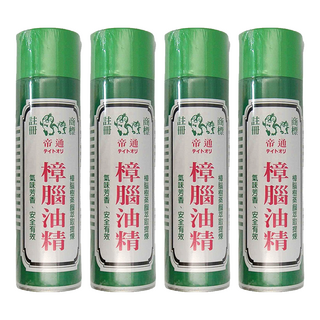 帝通 樟腦油精 氣味芳香, 600ml, 4罐