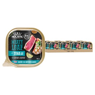 ABSOLUTE HOLISTIC 全方位營養狗主食餐盒 炙燒鮪魚 100g 無穀物配方 方便攜帶, 16盒