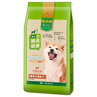 Petlife 寶多福 成犬專用 美食犬餐 乾飼料 納豆益生菌配方, 牛肉, 2kg, 1袋