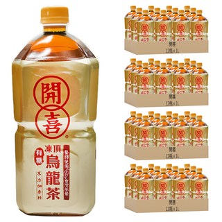 開喜 凍頂烏龍茶 有糖, 1L, 48瓶