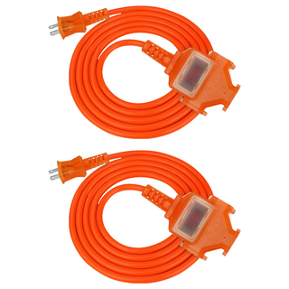 PowerSync 群加 2P 1對3工業用動力延長線, 10m, 2條, 橘色