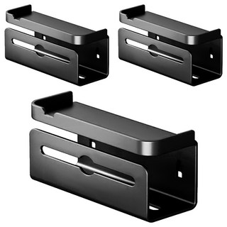 HOUDER 雙抽衛生紙置物架 加長款 28 x 10.5 x 12cm, 黑色, 3個