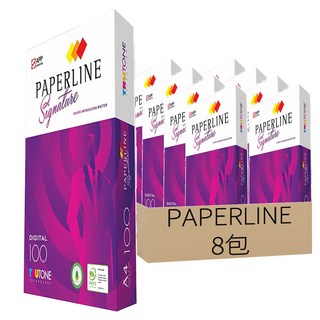 PAPERLINE Signature 多功能影印紙, A4, 8包