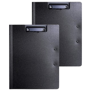 珠友文化 PP丹麥夾 雙夾 DL-13051-01 A4, 2個, 經典黑