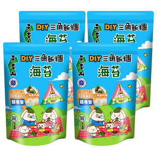 元本山 DIY三角飯糰海苔 12張+三角壽司器, 15.6g, 4包