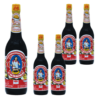 Maekrua 泰國主婦蠔油 道地泰式風味 提升菜餚層次感 家庭號經濟包裝, 600ml, 5瓶