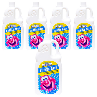 Mr.Bubble 泡泡先生 兒童沐浴乳 溫和無香 低過敏性 無淚配方 經⼉科醫師與⽪膚科醫師測試, 1.06L, 5瓶