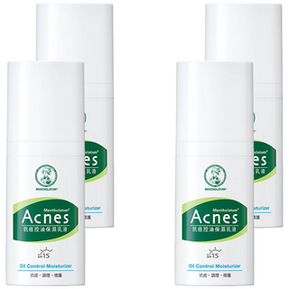 MENTHOLATUM 曼秀雷敦 Acnes抗痘控油保濕乳液 45g 平衡油脂分泌 清爽保濕 痘痘護理, 4瓶
