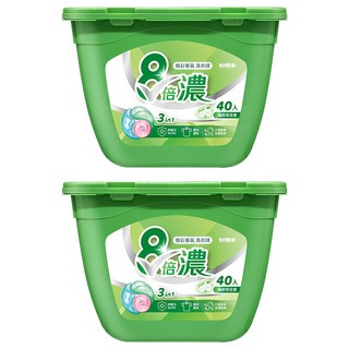 妙管家 8倍濃洗衣球 煥彩香氛 40顆, 2盒