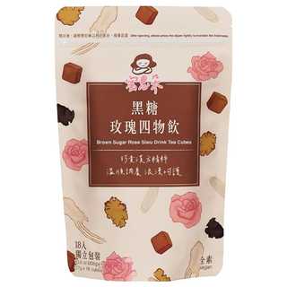 蜜思朵 黑糖玫瑰四物飲, 17g, 1組, 18個裝