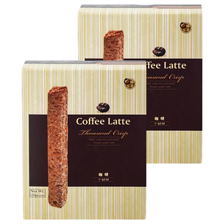 口福不淺 咖啡千層棒, 120g (4.23oz), 自然烘焙, 無添加色素香料防腐劑, 2盒