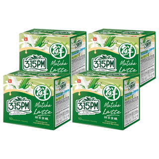 3點1刻 抹茶拿鐵, 22g, 10包, 4盒