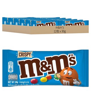 m&m's 脆心牛奶巧克力, 30g, 12包