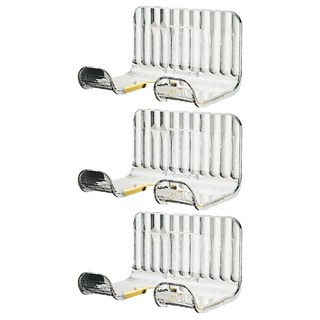 iSFun 輕奢透視 簡約吹風機壁貼置物架, 透明色, 3個