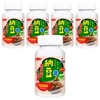 good Life 得意人生 升級版納豆紅麴膠囊, 60顆, 430mg, 5罐