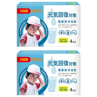 RISAL 小兒利撒爾 元氣回復沖泡飲, 電解質補充, 4入, 22g, 2盒